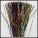 Closeout 8" Tinsel #9 - Black Rainbow